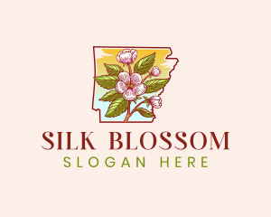 Arkansas Apple Blossom logo design