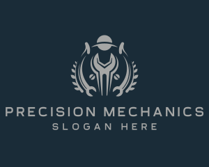 Repair Wrench Mechanical logo design