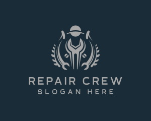 Repair Wrench Mechanical logo