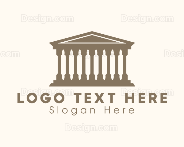 Rolling Pin Pantheon Temple Logo