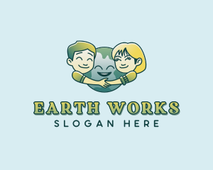 Eco Earth Planet logo design