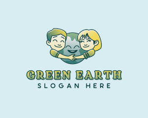 Eco Earth Planet logo design