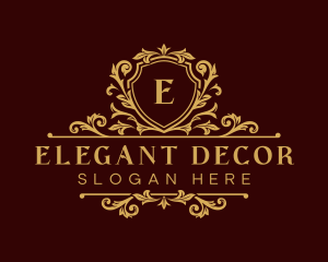 Royal Decorative Crest Ornament logo design