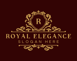 Royal Decorative Crest Ornament logo design