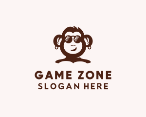 Monkey Video Game  Logo