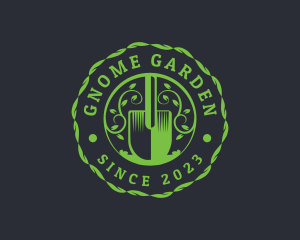 Gardening Shovel Plant logo design