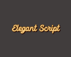 Generic Script Brand logo design