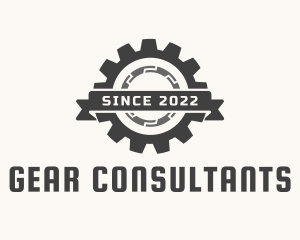 Industrial Mechanic Gear logo design