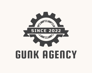 Industrial Mechanic Gear logo design