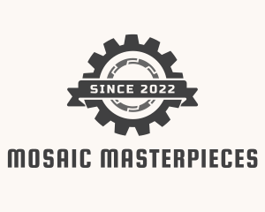 Industrial Mechanic Gear logo design