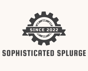 Industrial Mechanic Gear logo design