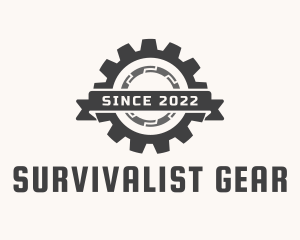 Industrial Mechanic Gear logo design