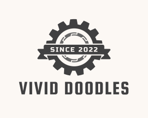 Industrial Mechanic Gear logo design