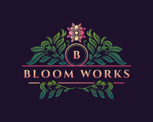 Elegant Floral Decor logo design