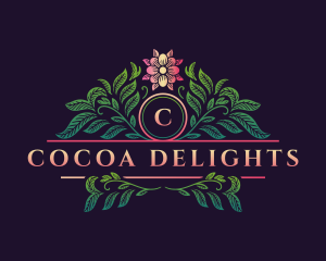 Elegant Floral Decor logo design