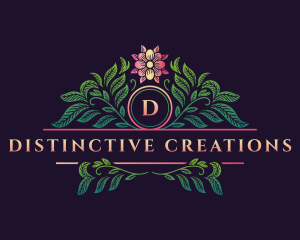 Elegant Floral Decor logo design