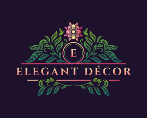 Elegant Floral Decor logo design