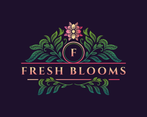 Elegant Floral Decor logo design