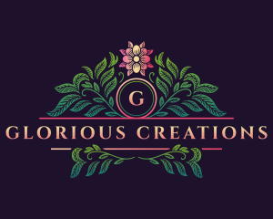 Elegant Floral Decor logo design