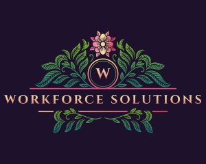 Elegant Floral Decor logo design