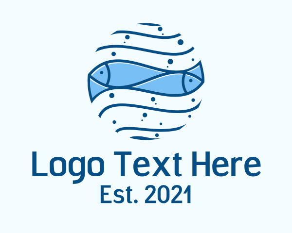 Aquaculture logo example 3