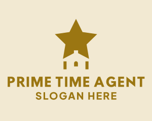 Gold Star Real Estate logo design