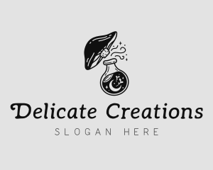 Magic Mushroom Potion  logo design