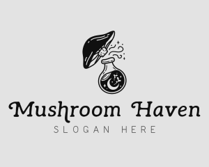 Magic Mushroom Potion  logo design