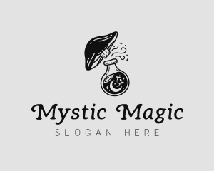 Magic Mushroom Potion  logo design