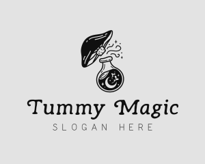 Magic Mushroom Potion  logo design