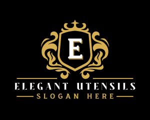 Elegant Royal Crest logo design