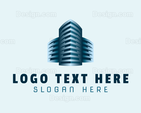 Gradient Building Property Logo