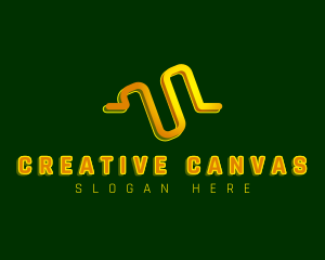 Creative Business Wave logo design