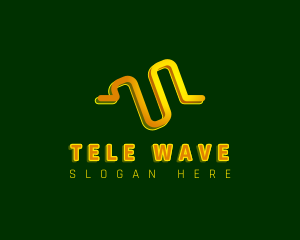 Creative Business Wave logo design