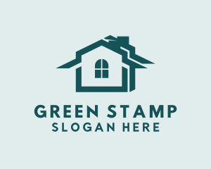 Green Home Real Estate logo design