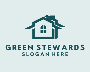 Green Home Real Estate logo design