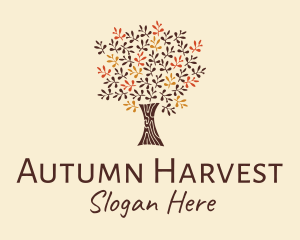 Autumn Tree Park  logo design