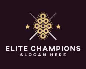 Billiard Championship Emblem logo