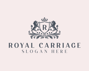 Royal Lion Crest Boutique logo design