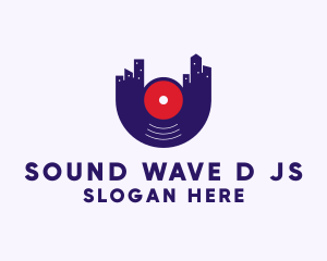 City Vinyl Sound logo design