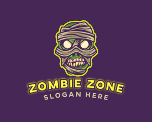 Zombie Mummy Gaming logo design