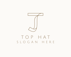 Apparel Tailor Letter T logo design