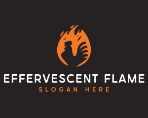 Flaming Hot Chicken logo design