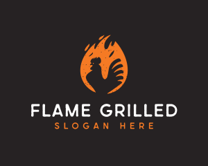 Flaming Hot Chicken logo design