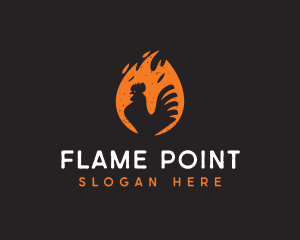 Flaming Hot Chicken logo design