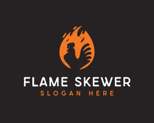 Flaming Hot Chicken logo design