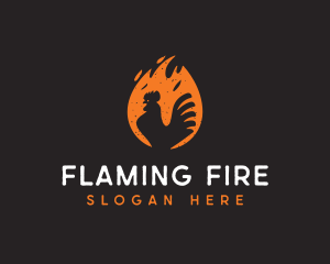 Flaming Hot Chicken logo design