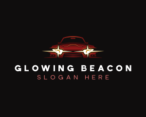 Car Headlight Detailing logo design