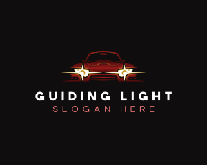 Car Headlight Detailing logo design