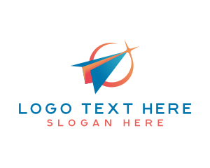 Travel Plane Fly logo design